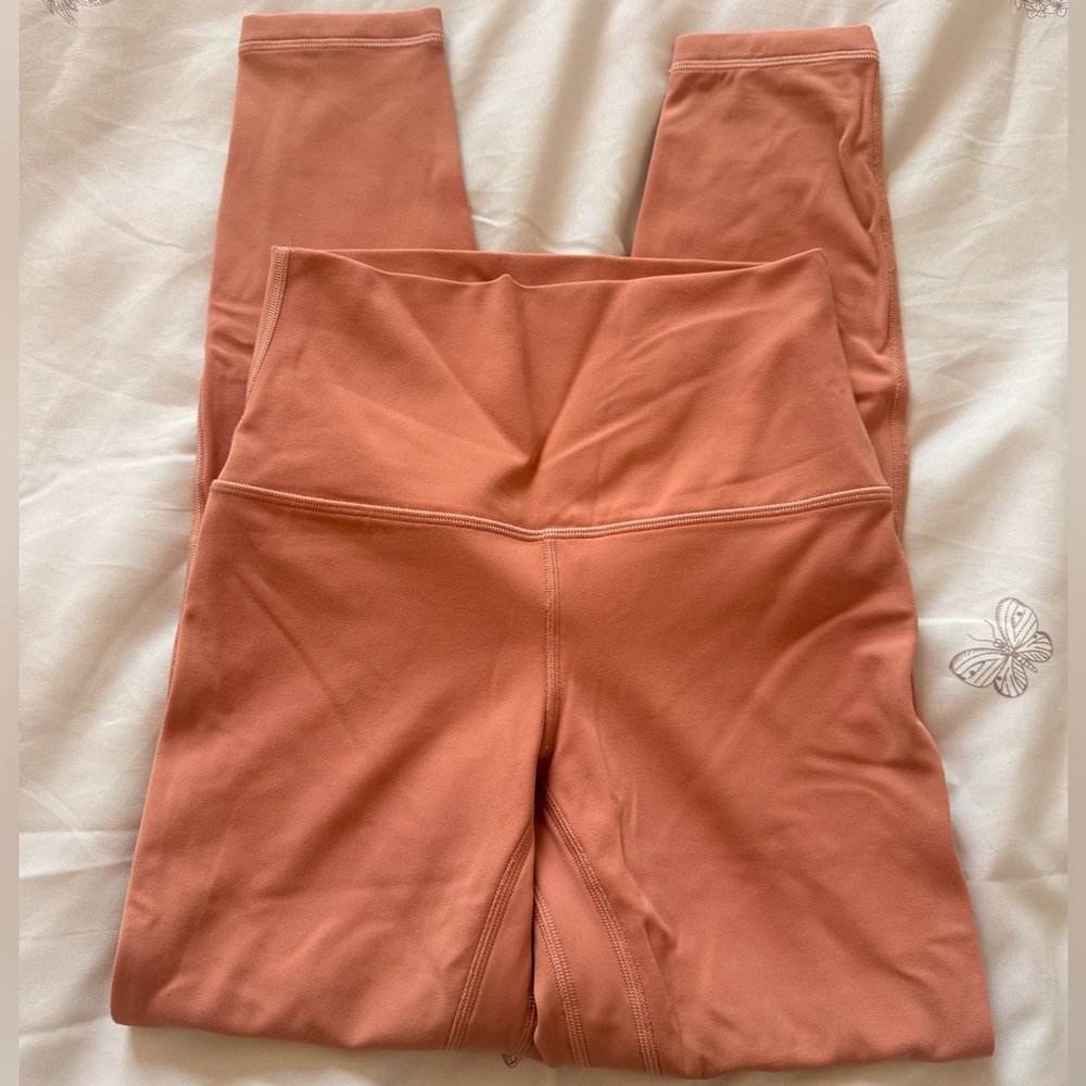 Lululemon | Align peach double lined Leggings 4 - Picture 2 of 5